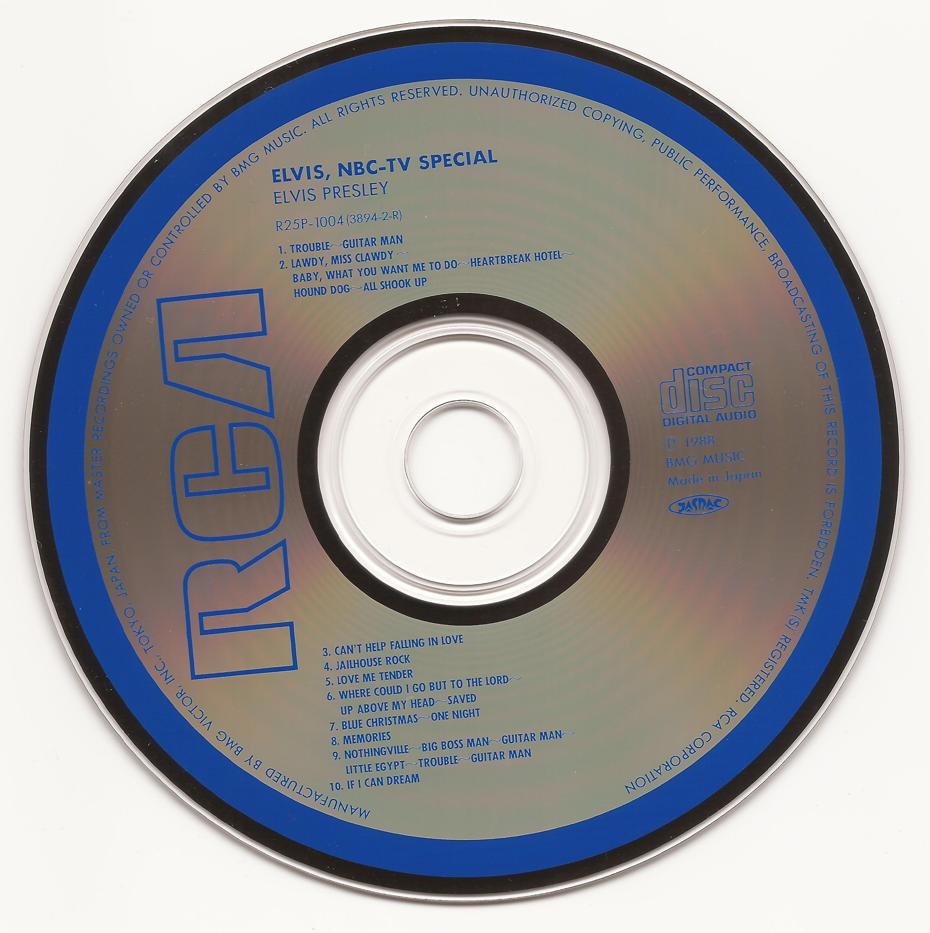 Elvis Presley  Nbc Tv Special : CD